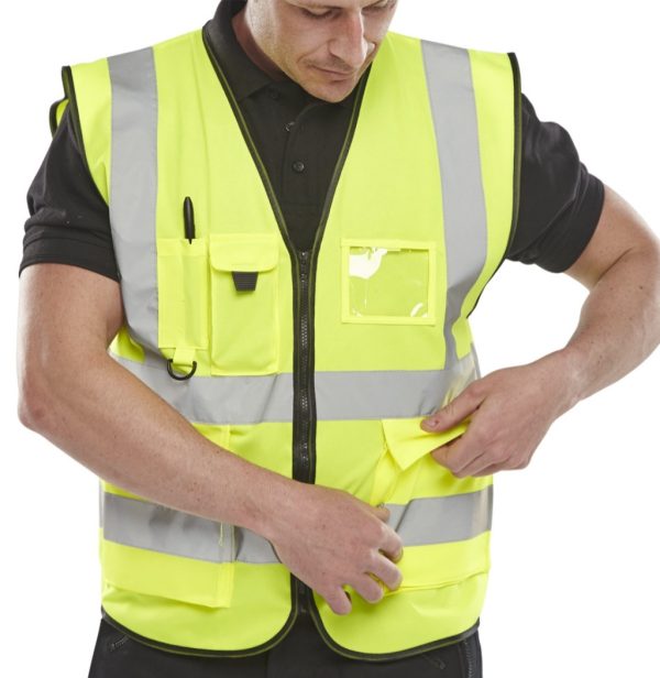 EXECUTIVE HI VIZ WAISTCOAT