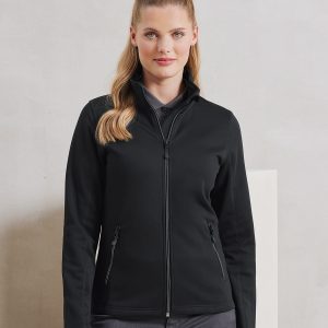 Women's spun dyed sustainable zip-through sweatshirt
